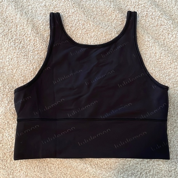lululemon Power Pivot Tank *Special Edition in Black with Gold logo size 12 - Picture 4 of 6